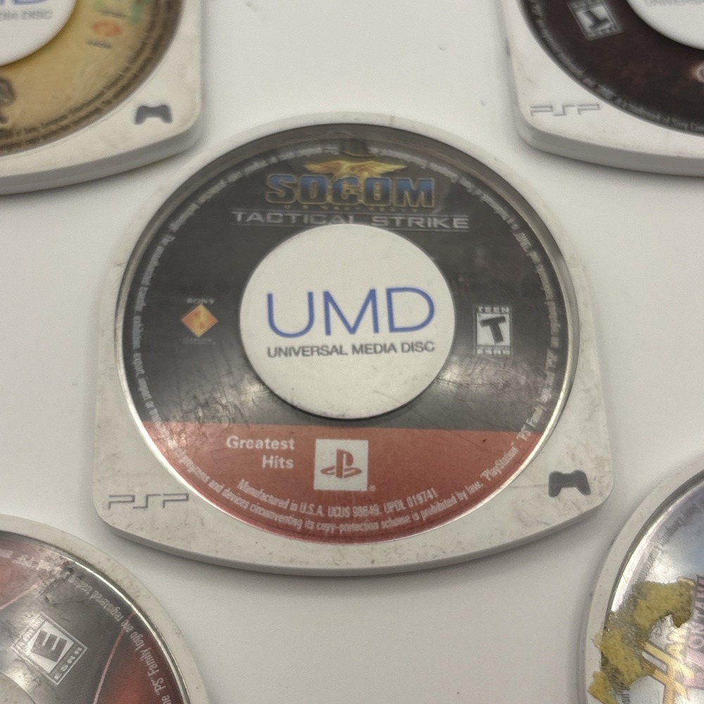 Sony PSP Game Lot 5 Games Daxter SOCOM MX vs ATV D&D Hannah Montana UMD Discs - Picture 4 of 12